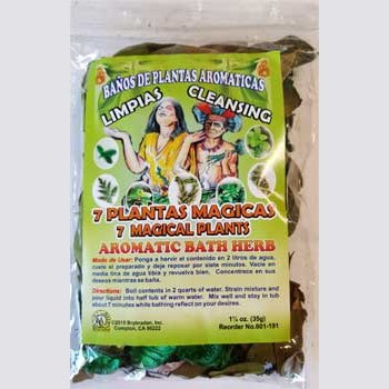 1 1/4 oz 7 Magical Plants aromatic bath herb