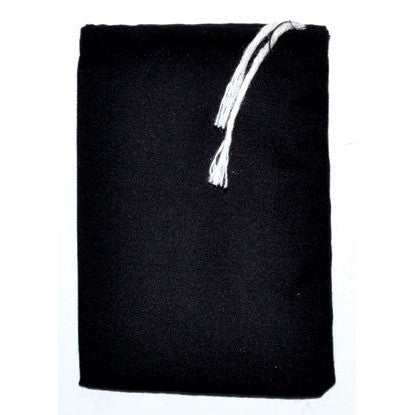 Small black cotton bag 3x4 inches for ritual and spell use
