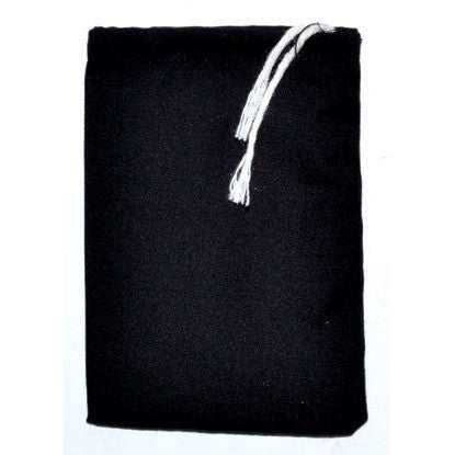 Small black cotton bag 3x4 inches for ritual and spell use