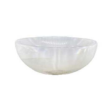 4" Selenite Oval bowl