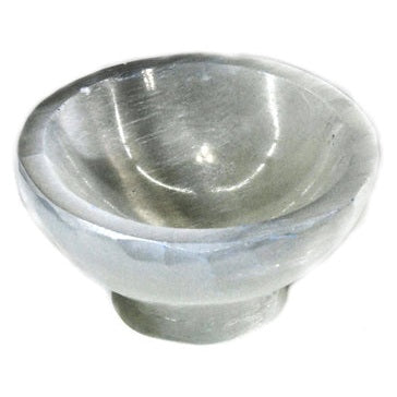 4" Selenite Stand bowl