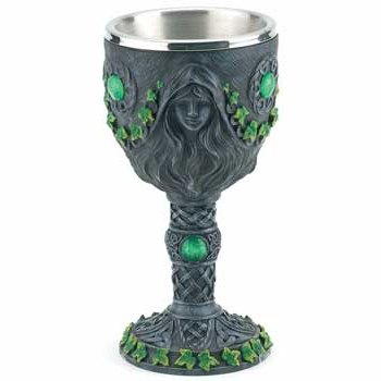 Maiden, Mother & Crone chalice 7 1/2"