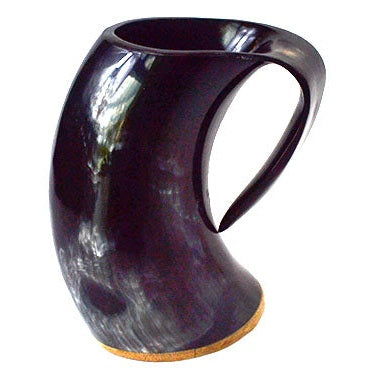 6 1/4" buffalo horn mug