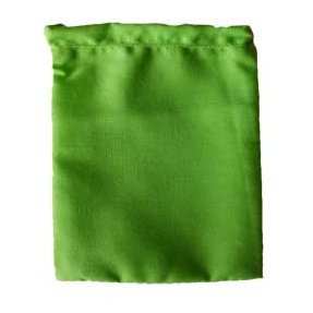 Green Cotton Bag 3" x 4"