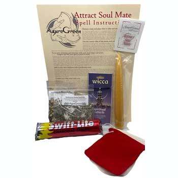 Attract Soulmate Ritual Kit with metaphysical tools for love manifestation and emotional healing
