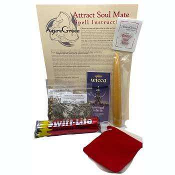 Attract Soulmate Ritual Kit with metaphysical tools for love manifestation and emotional healing