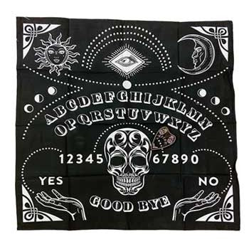 24"x24" Ouija, Black mat