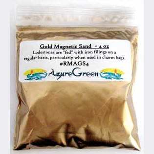 Gold Magnetic Sand Lodestone Food 4oz
