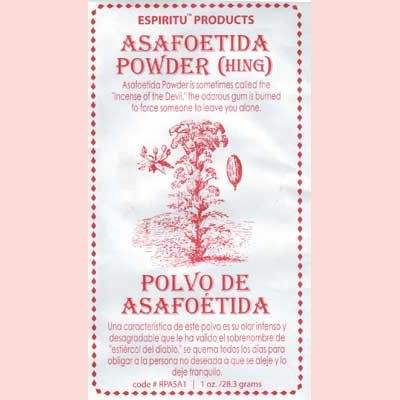Asafoetida Ritual Powder 1oz for spiritual protection and cleansing against negative energies