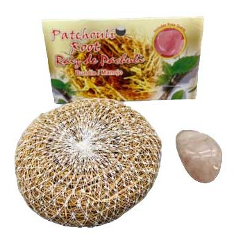 Patchouli Root with Rose Quartz