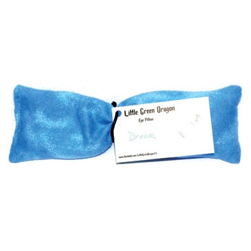 Blue flannel Dream eye pillow with lavender and chamomile scent for relaxation and meditation