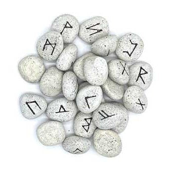Ceramic rune set