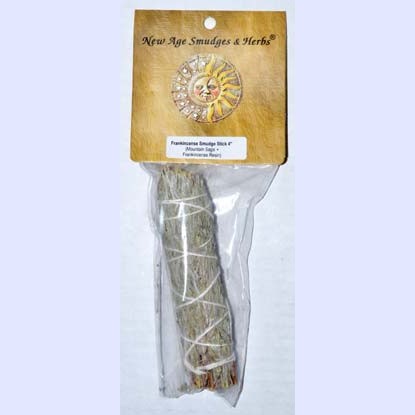 4" Sage & Frankincense smudge stick