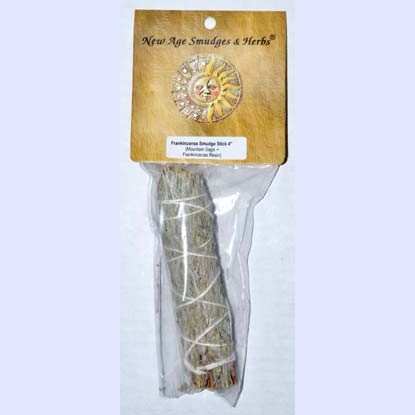4" Sage & Frankincense smudge stick
