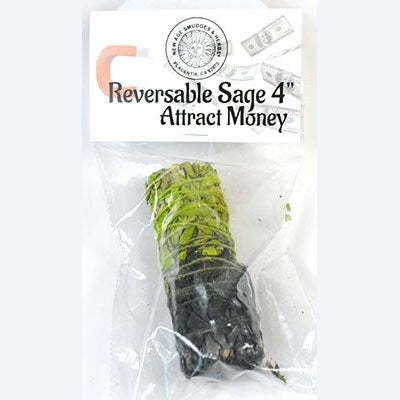 4" Attract Money reversable smudge stick