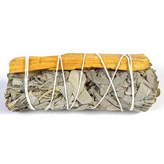4" Sage & Palo Santo smudge not bagged