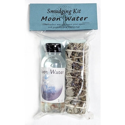 Moon Smudge Kit with 2oz Moon Water