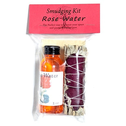 Rose Smudge Kit, Set of 2oz