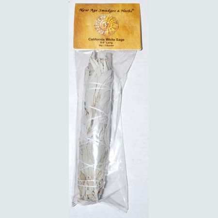 California White Sage smudge stick 7"
