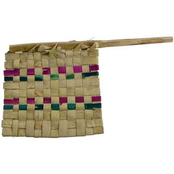 smudge Hand Fan 6 1/2" x 4"