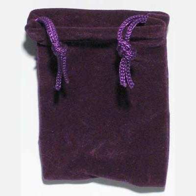 Purple Velveteen Bag