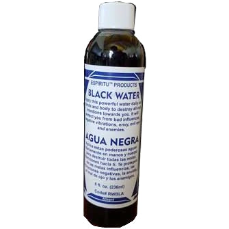 8oz Black Water Aqua Negra