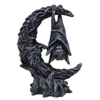 5 1/4" Bat Hanging on Moon