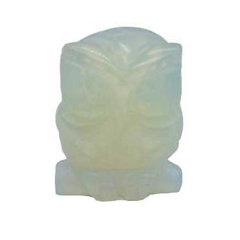set of 2 1.5" Opalite Owl