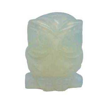 set of 2 1.5" Opalite Owl