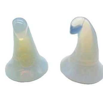 Opalite Witch's Hat, Set of 2, 1.75 Inches