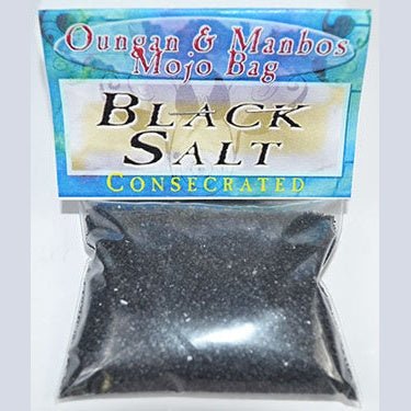 Black Salt (Sal Negro) consecrated for spiritual rituals and protection.