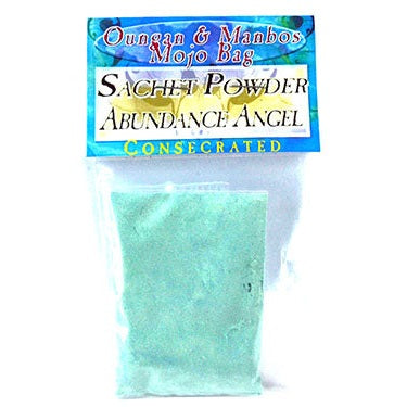 .5oz Angel of Abundance sachet powder for prosperity and good luck.