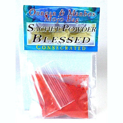 .5oz Blessed sachet powder consecrated for spiritual rituals and positive energy attraction.