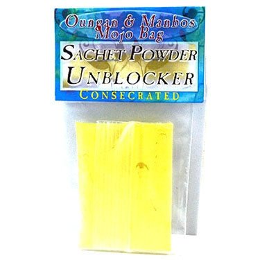 .5oz Unblocker sachet powder for magical rituals and energy removal.
