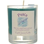 Peace soy votive candle