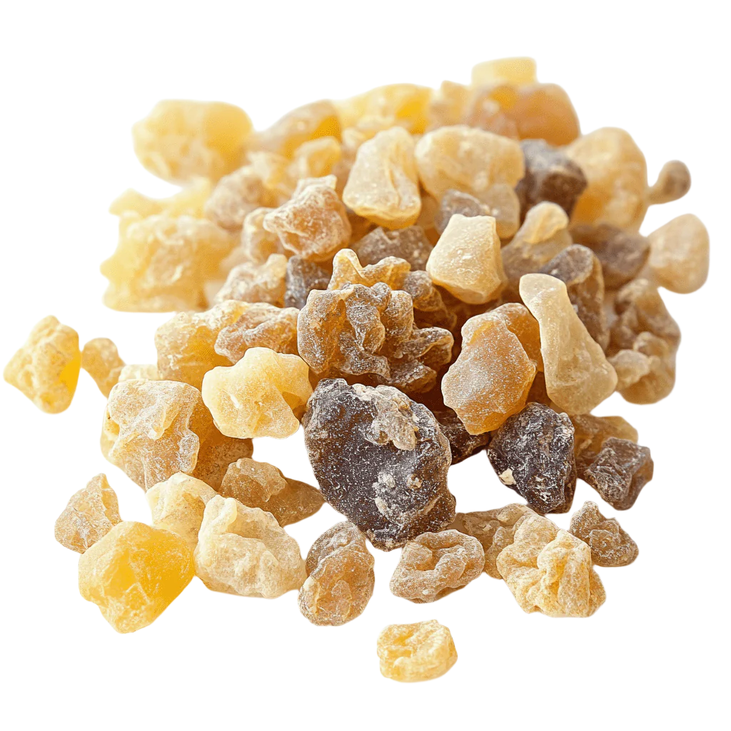 Sifted frankincense resin incense for meditation and spiritual cleansing.