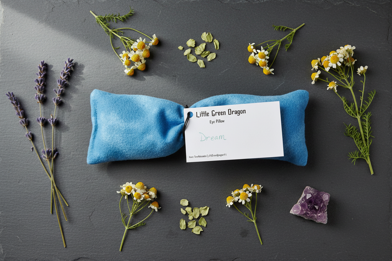 Dream Eye Pillow, Lavender & Chamomile, 3" x 9", alternate view