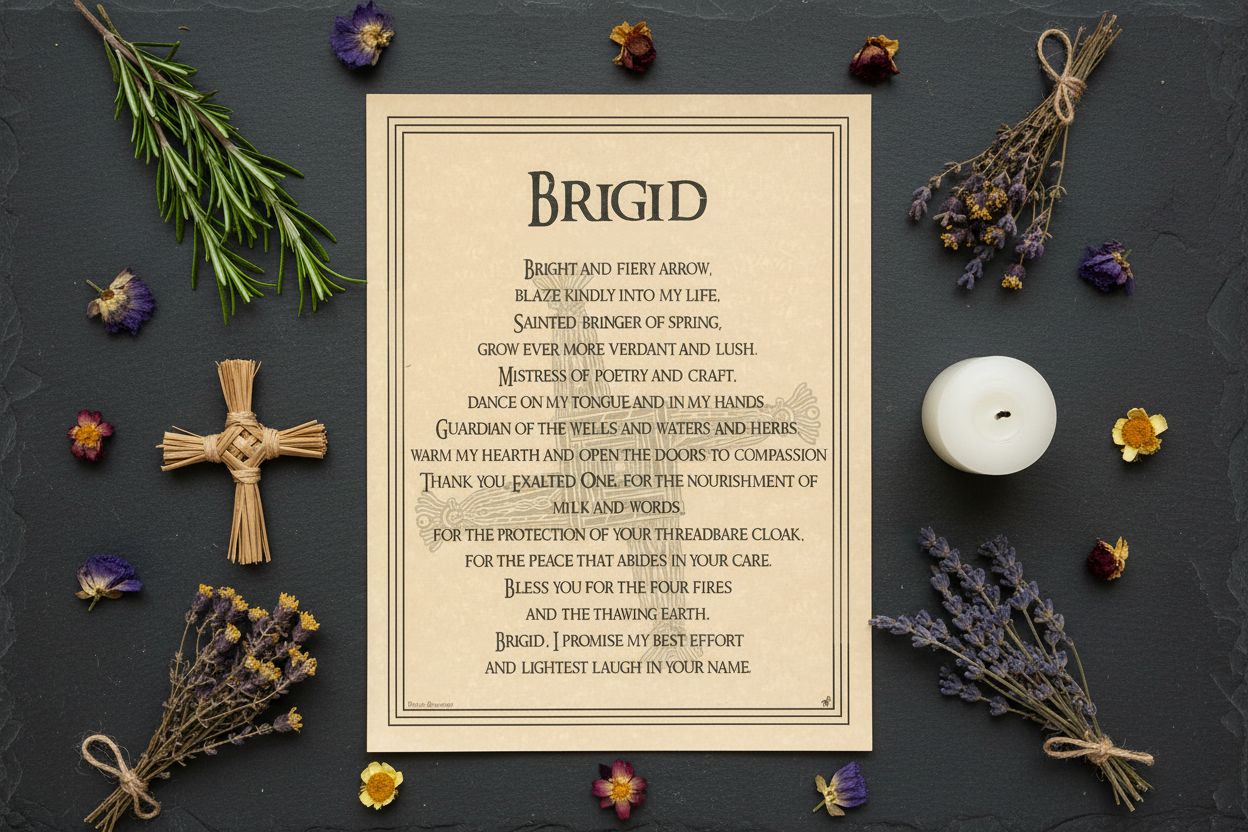 Brigid Poster by AzureGreen, 8.5 x 11 Inches, alternate view