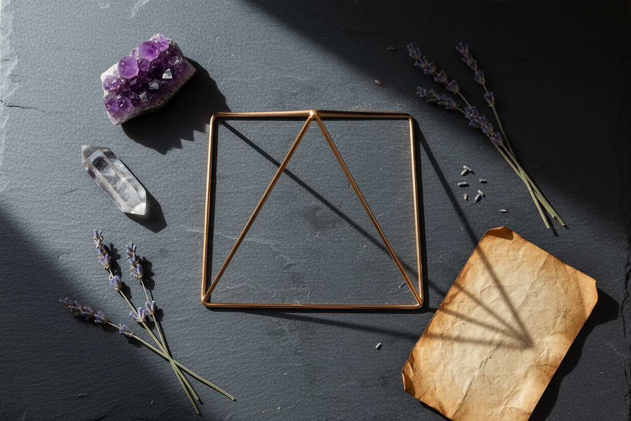 Copper Pyramid Energizer, 6", shown in use