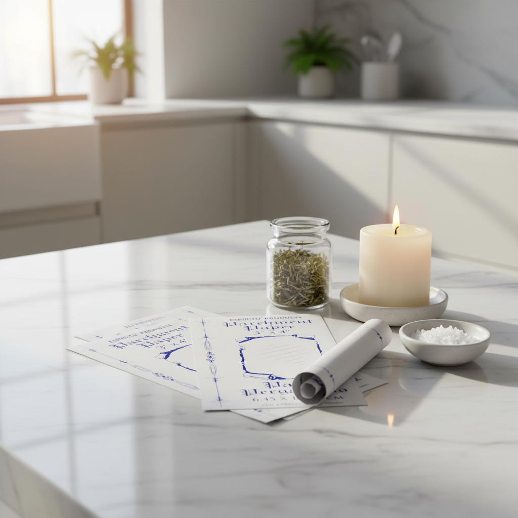 You will be generating high-quality product photos for an online stores product page. The product images should closely match the original products.
Here is the prompt (IMPORTANT!): """A lifestyle-inspired, photorealistic image of a serene witch’s wo