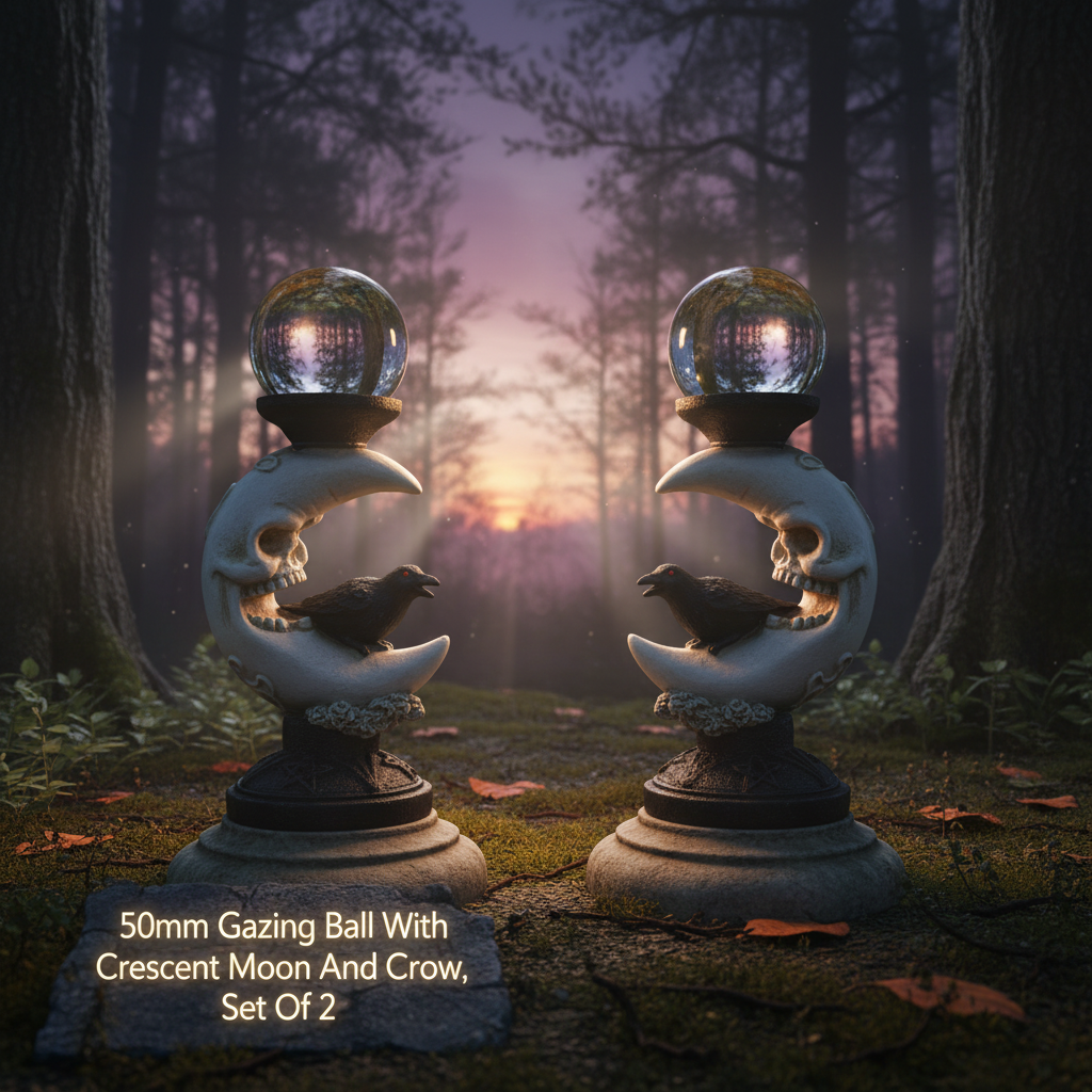 You will be generating high-quality product photos for an online stores product page. The product images should closely match the original products.
Here is the prompt (IMPORTANT!): """A cinematic outdoor scene at dusk, showing the set of 2 gazing ba