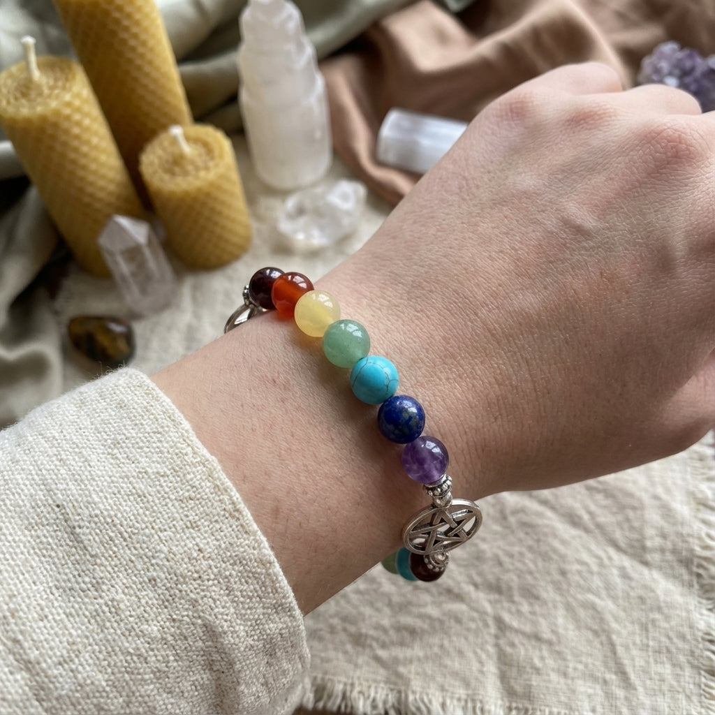 You will be generating high-quality product photos for an online stores product page. The product images should closely match the original products.
Here is the prompt (IMPORTANT!): """A highly detailed, photorealistic shot of the bracelet wrapped na