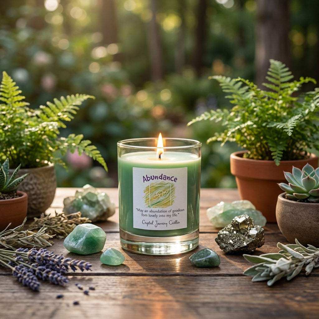 You will be generating high-quality product photos for an online stores product page. The product images should closely match the original products.
Here is the prompt (IMPORTANT!): """A vibrant, cinematic lifestyle scene featuring the Abundance Soy