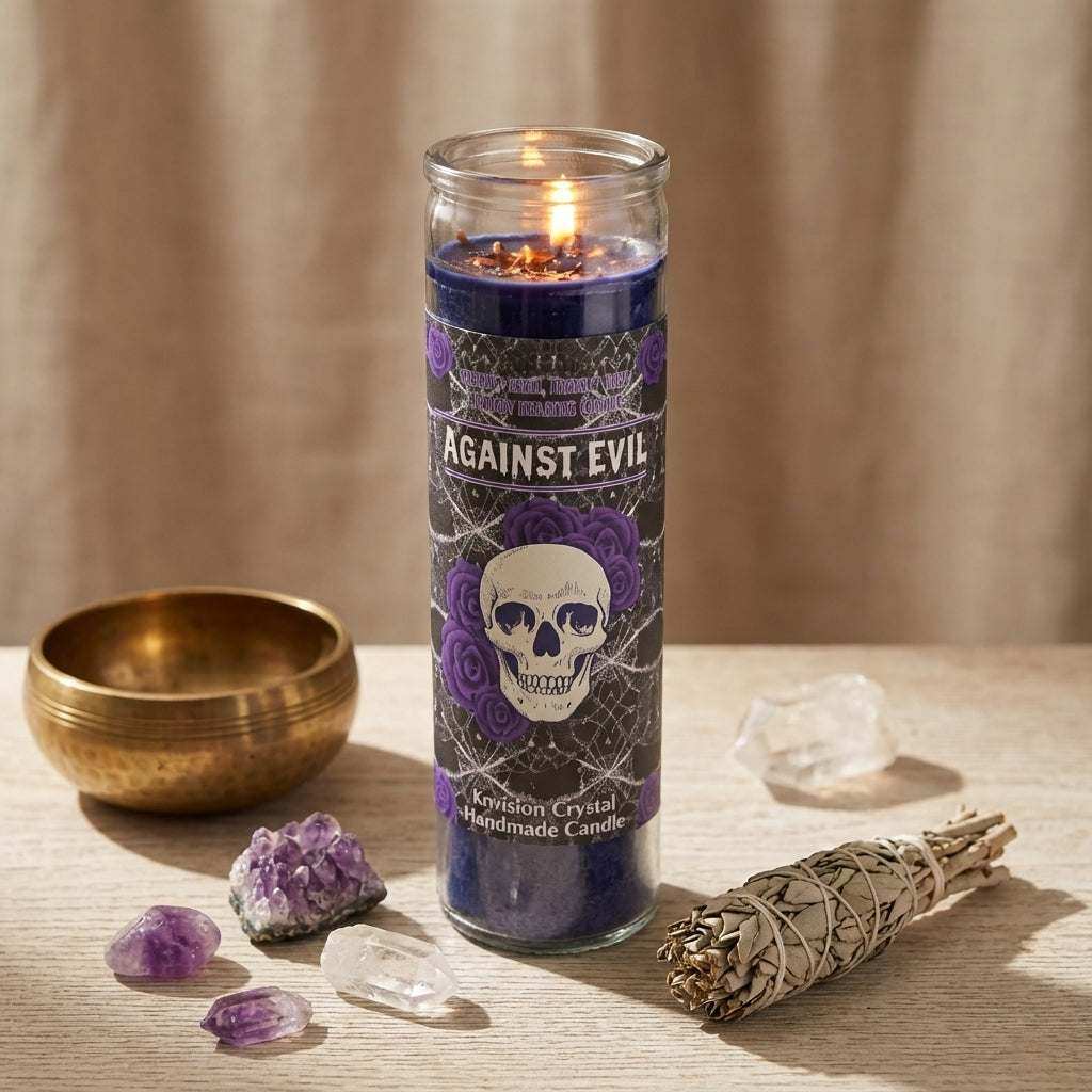 Against Evil Aromatic Jar Candle, alternate view