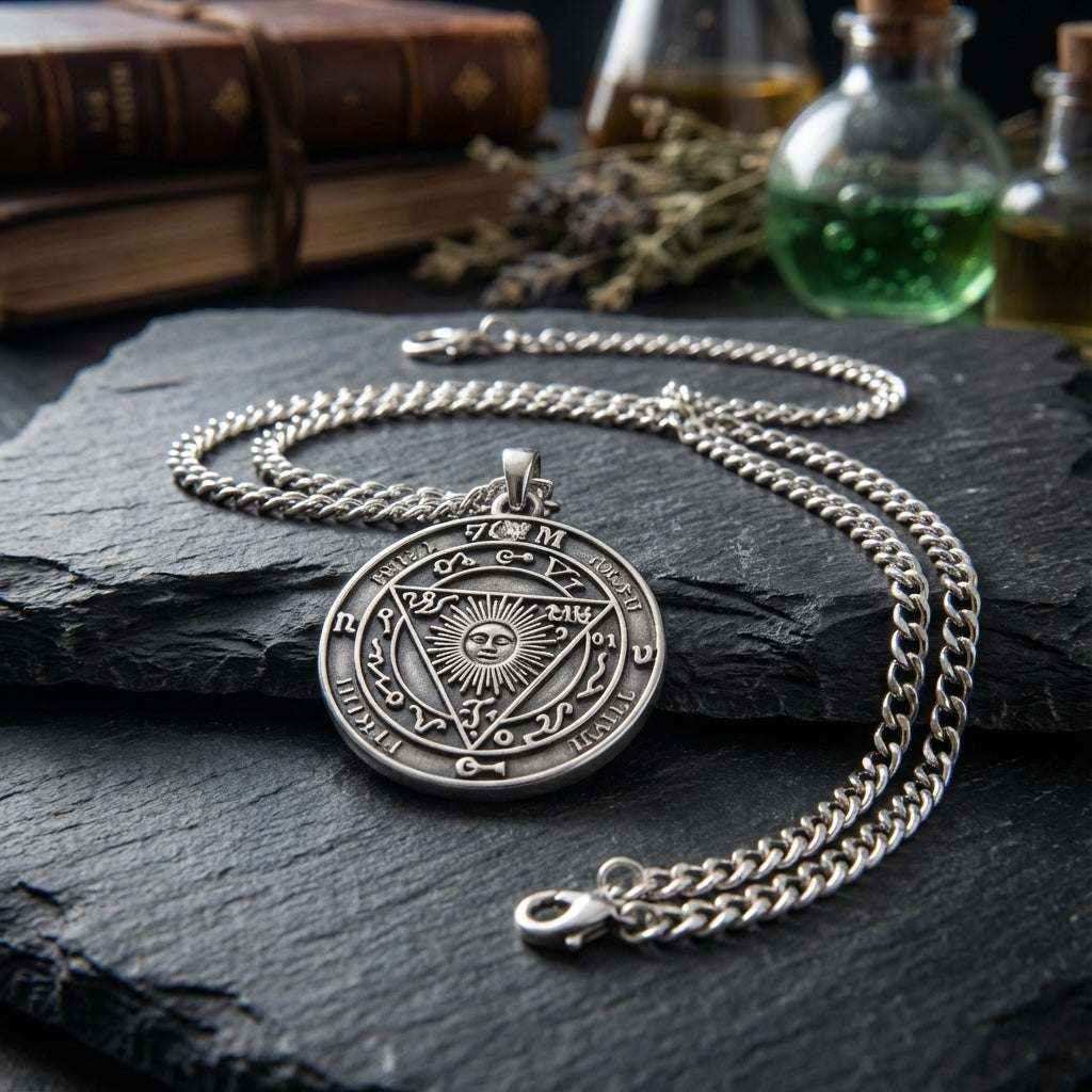 Conjuration of Powers Amulet, 1 1/4 in