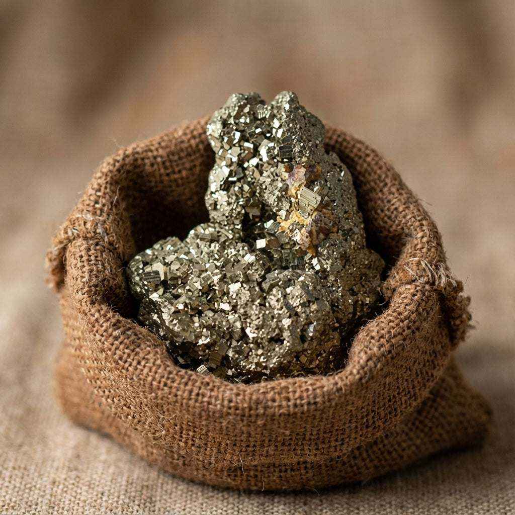 Fool's Gold Pyrite Charm, 0.75-1"