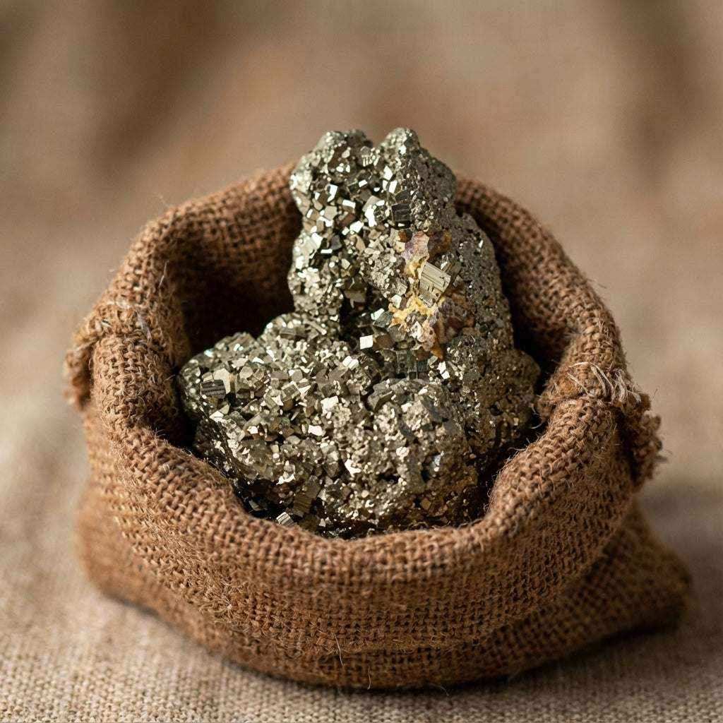 Fool's Gold Pyrite Charm, 0.75-1"