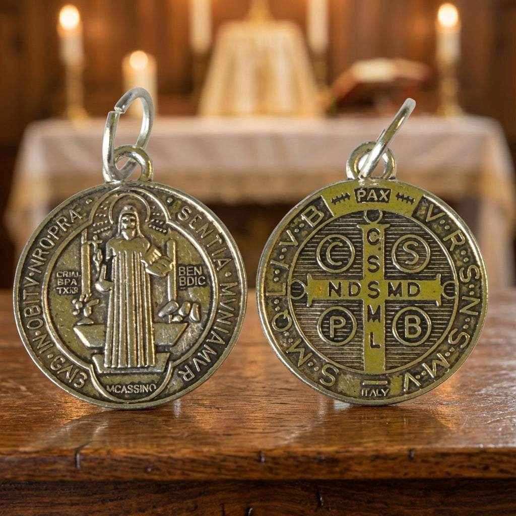 St. Benedict Amulet, 3/4"