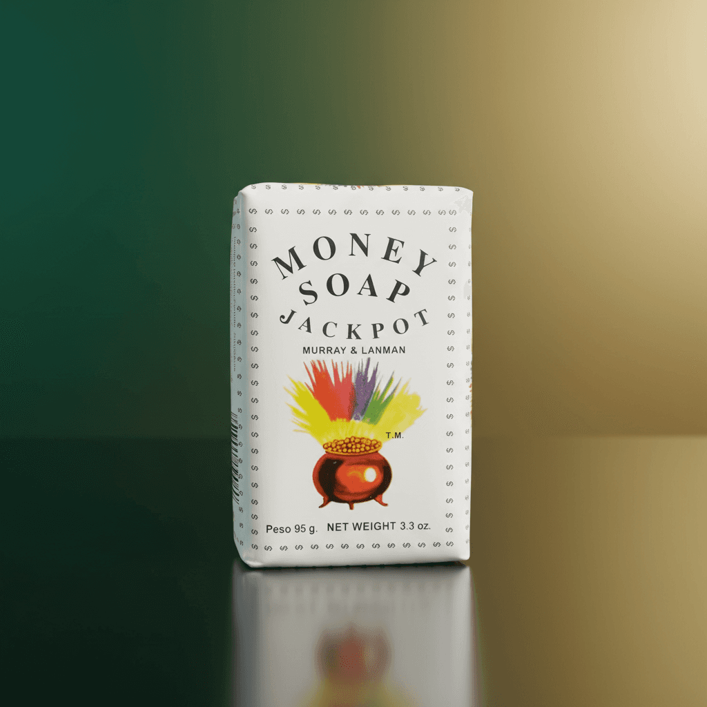 Jackpot Money Soap by Murray & Lanman, 95gm, detail view
