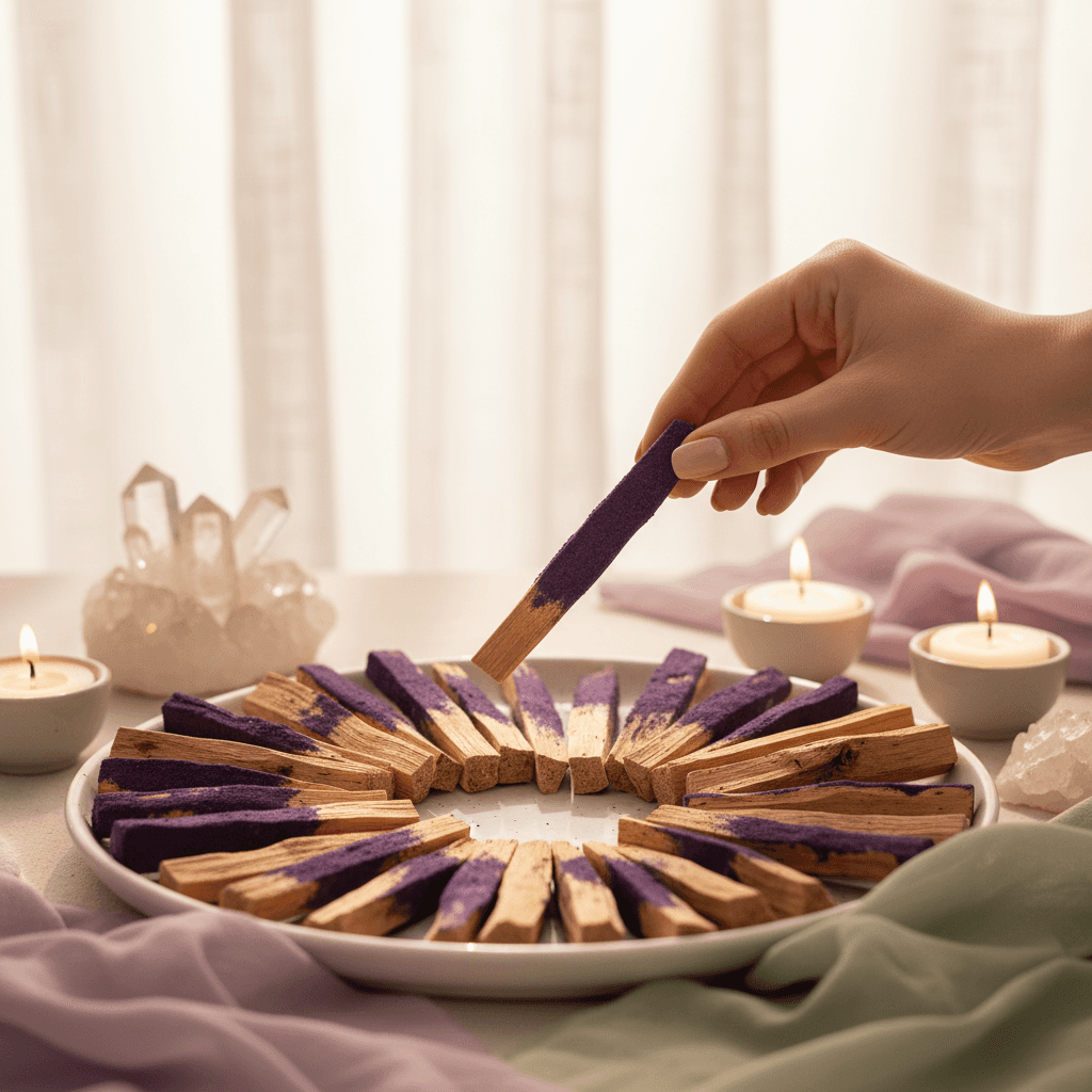 Lavender Palo Santo Dip Sticks, Set of 25, alternate view